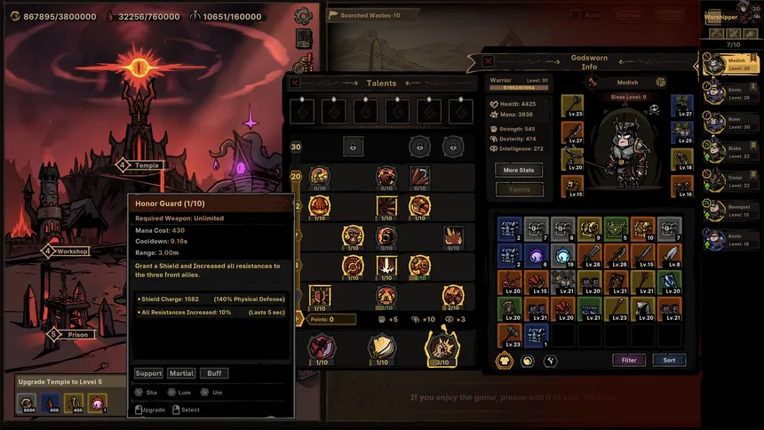 Скриншот 4 к игре Path of Idle: Old Gods Rising