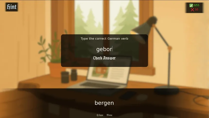 Скриншот 1 к игре VerbMeister