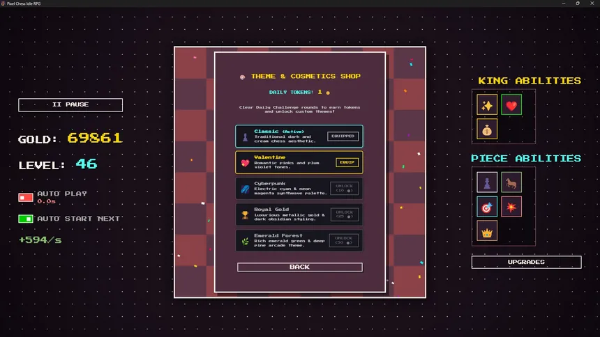 Скриншот 4 к игре Pixel Chess Idle RPG