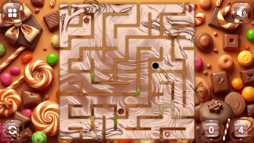 Скриншот 2 к игре Sweetie Candy Maze: Brown Chocolate