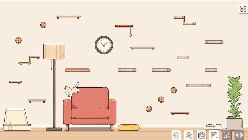 Скриншот 1 к игре Meow Time: cozy cat room