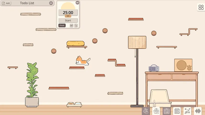 Скриншот 6 к игре Meow Time: cozy cat room