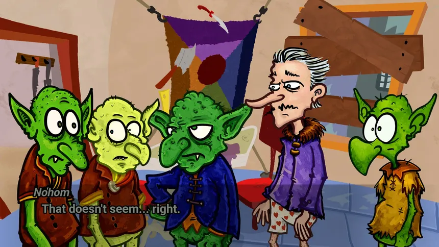 Скриншот 2 к игре The Last Wizard - A Goblin Detective Mystery