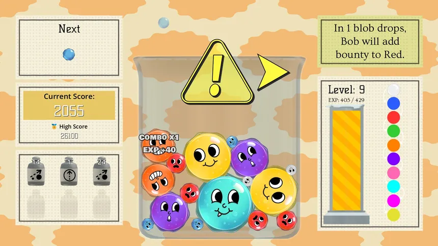 Скриншот 1 к игре Bob's Beaker Blobs