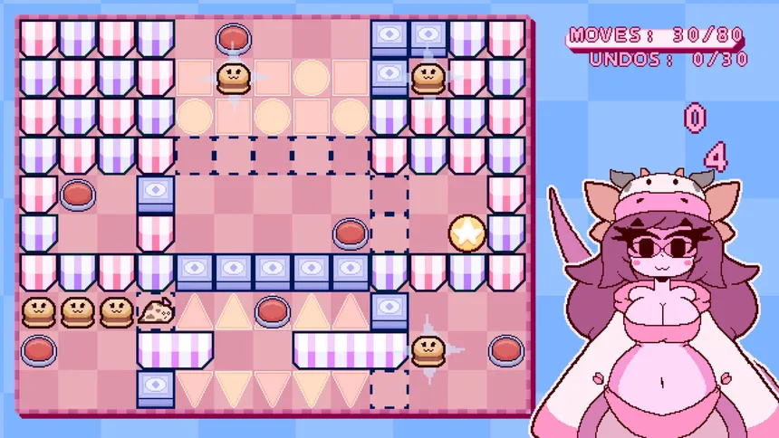 Скриншот 2 к игре Giant Snake Girl wants The Burger!