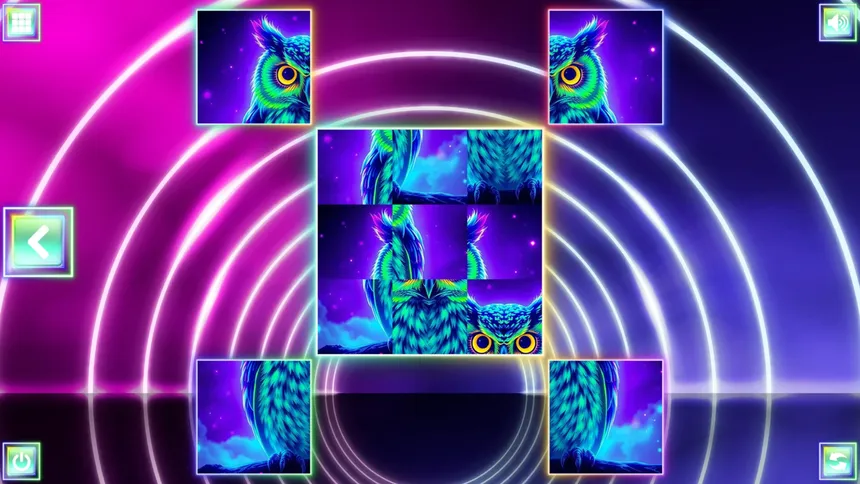 Скриншот 1 к игре Neon Fantasy: Owls