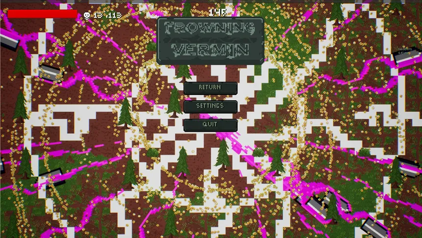 Скриншот 1 к игре Frowning Vermin
