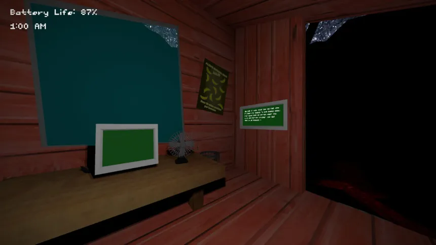 Скриншот 4 к игре Five Nights At Monkeys: Flat Mode