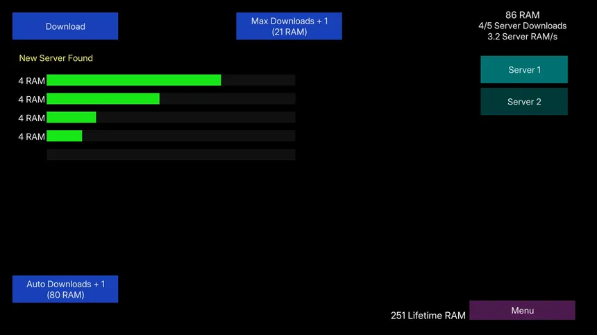 Скриншот 2 к игре RAM Downloader