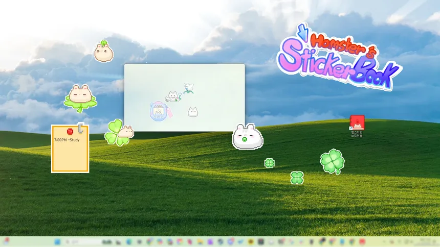 Скриншот 2 к игре Hamster’s Sticker Book