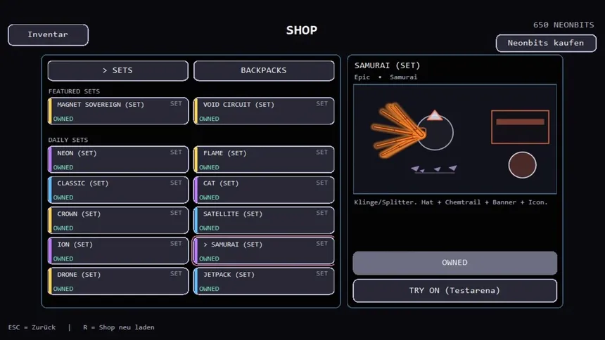 Скриншот 5 к игре Neon Sigil