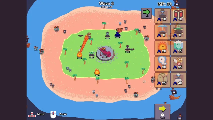 Скриншот 2 к игре Summon Island: The Robot Pirate Invasion Was Today?!