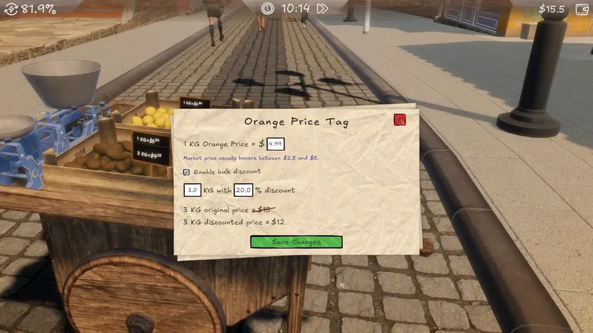 Скриншот 5 к игре Street Vendor's Journey