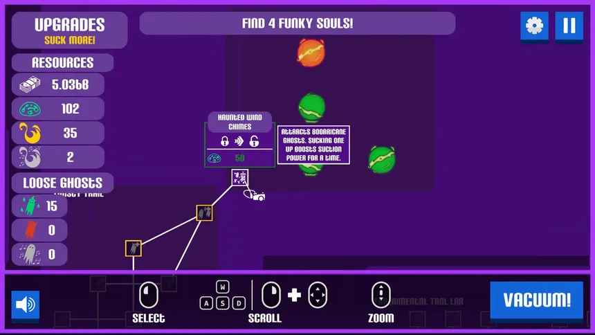 Скриншот 7 к игре A game about sucking (up ghosts with a Vacuum)
