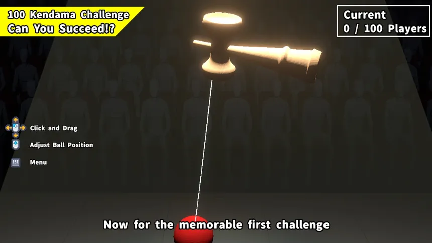 Скриншот 1 к игре The Kendama Challenge: 100 Players