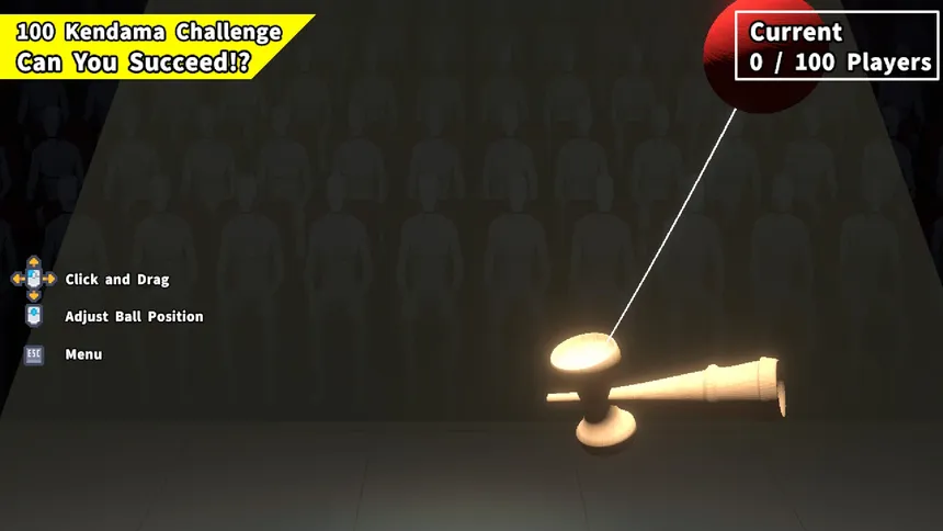 Скриншот 2 к игре The Kendama Challenge: 100 Players