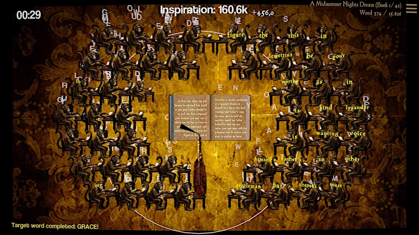 Скриншот 1 к игре Idle Monkey Theorem