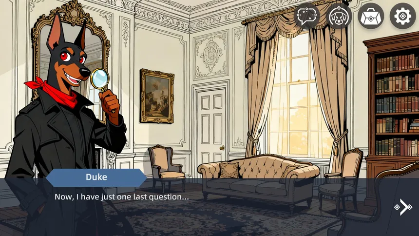 Скриншот 1 к игре The Wild Detective: The Hound of the Foggy City