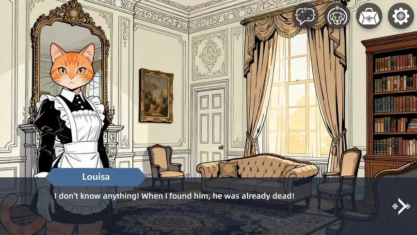 Скриншот 4 к игре The Wild Detective: The Hound of the Foggy City