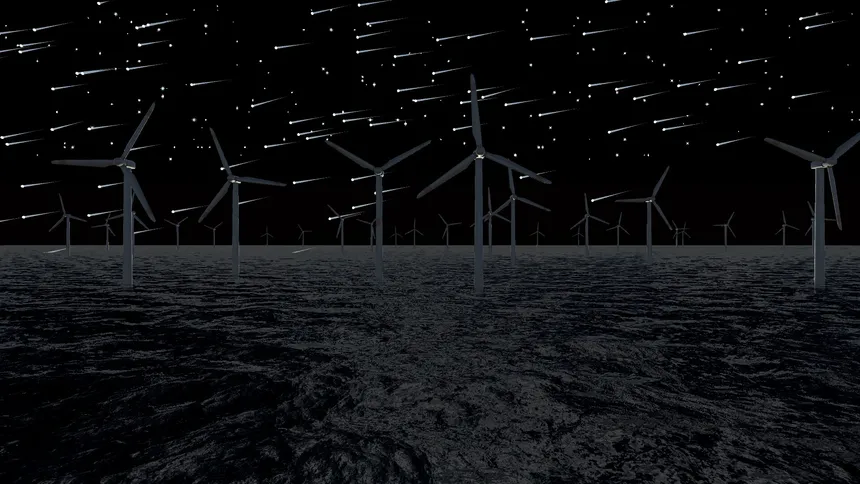 Скриншот 4 к игре Wind Turbines Ocean Meditation