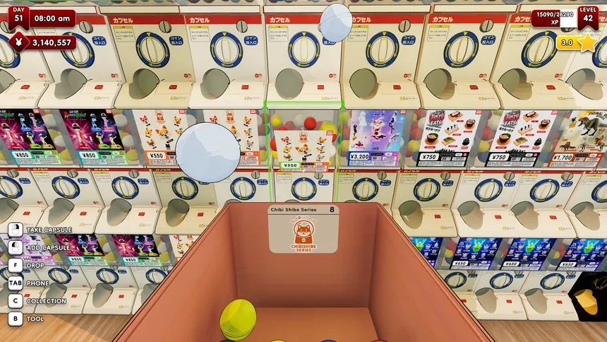 Скриншот 1 к игре Gacha Capsule Shop Simulator - Akihabara