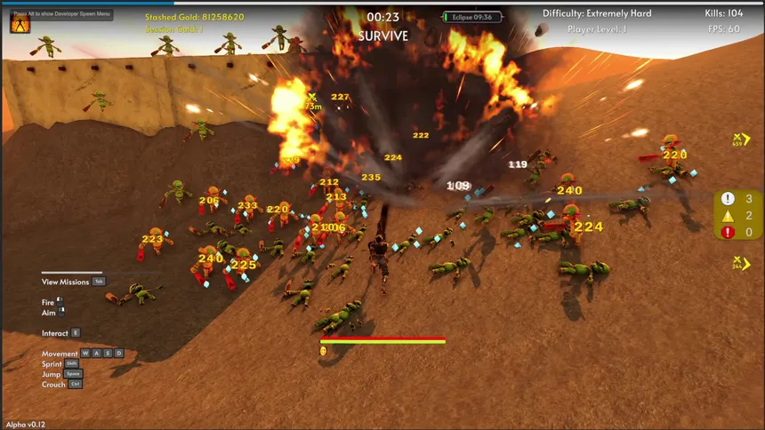Скриншот 6 к игре Hordestomp