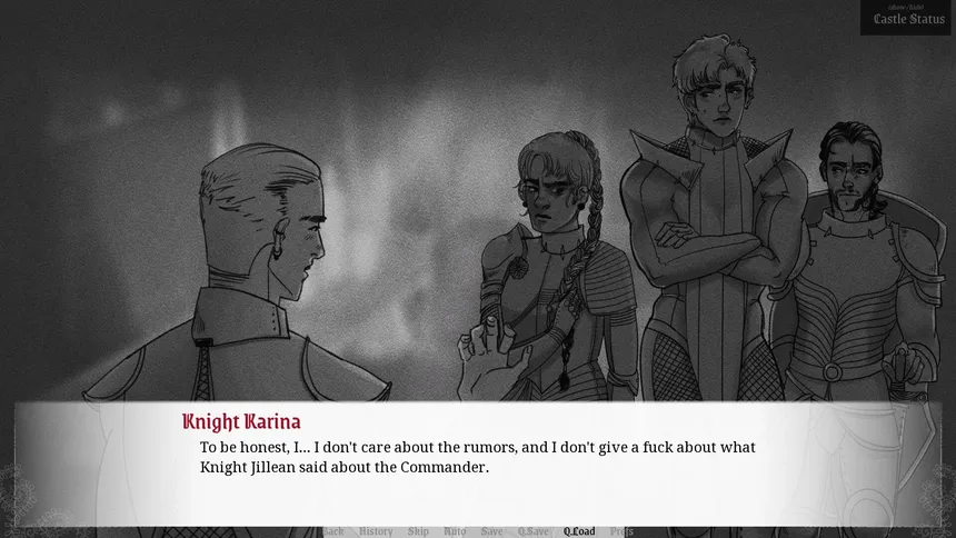 Скриншот 5 к игре Love the Guard, Be the King - A Visual Novel