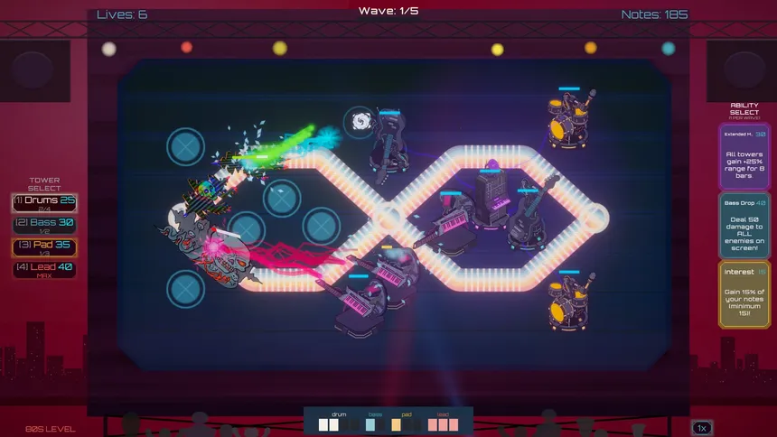 Скриншот 1 к игре Groove Defense