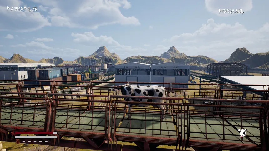Скриншот 1 к игре Abattoir: Cow Escape