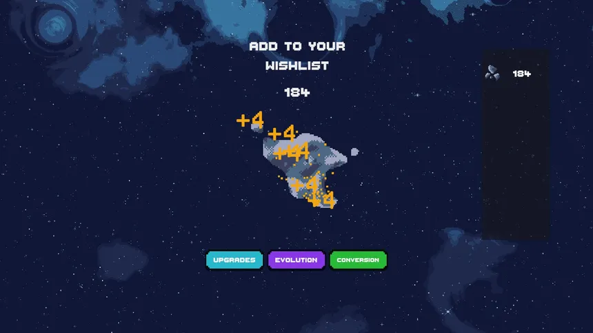 Скриншот 2 к игре Idle Cosmos Clicker