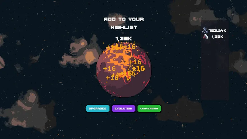 Скриншот 3 к игре Idle Cosmos Clicker