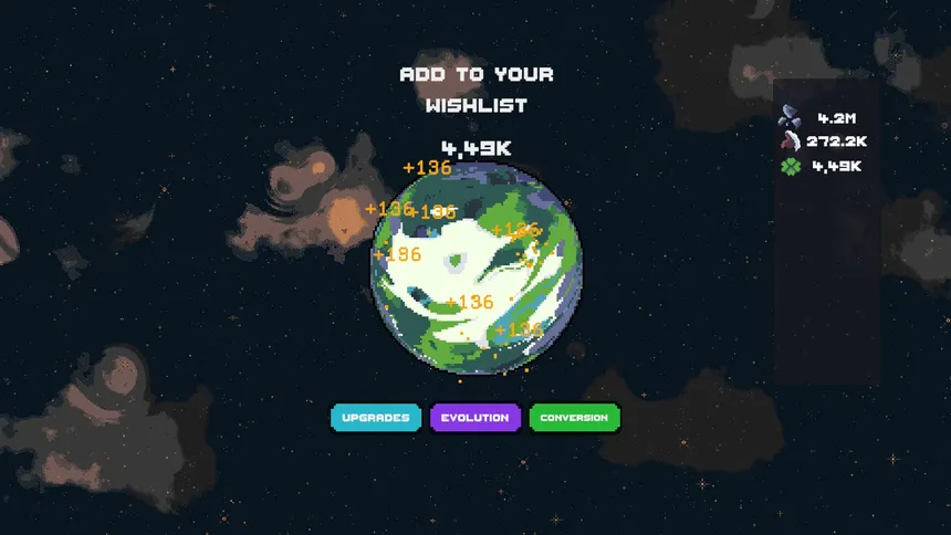 Скриншот 4 к игре Idle Cosmos Clicker