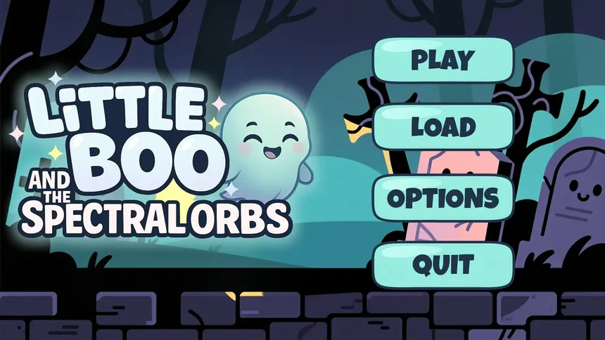 Скриншот 1 к игре Little Boo and the Spectral Orbs