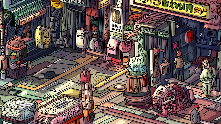 Скриншот 5 к игре 100 Cyberpunk Cats