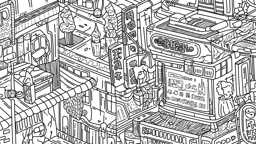 Скриншот 7 к игре 100 Cyberpunk Cats