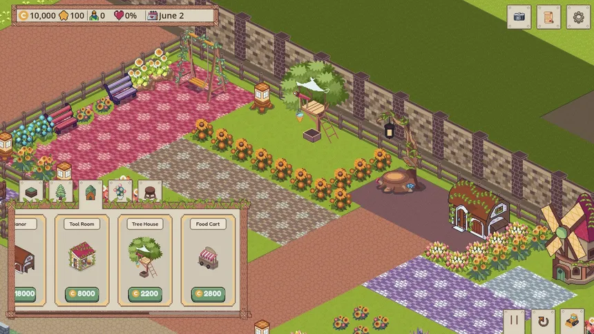 Скриншот 1 к игре Shroomy Garden