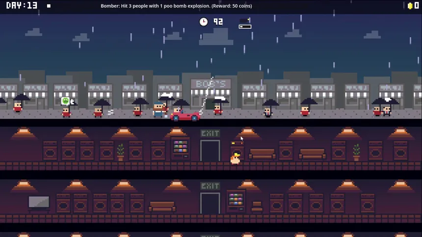 Скриншот 2 к игре Bird Poo Game