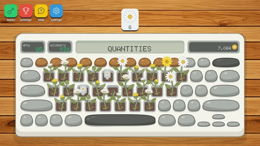 Скриншот 1 к игре Qwerty Garden