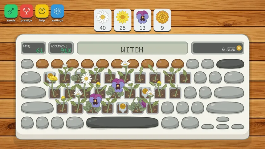 Скриншот 2 к игре Qwerty Garden