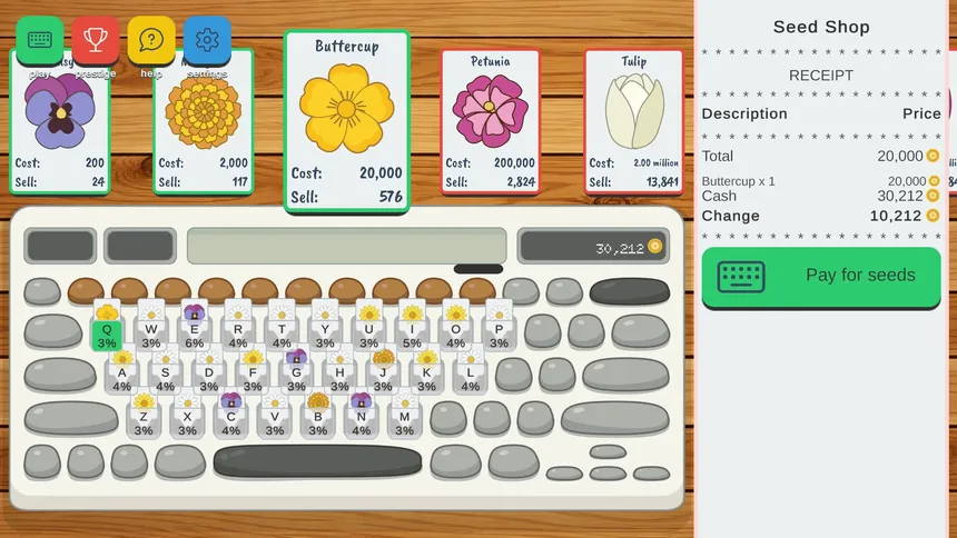 Скриншот 6 к игре Qwerty Garden