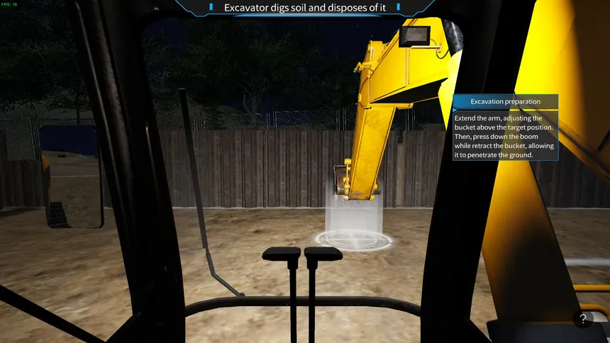 Скриншот 2 к игре Operator Training：Heavy Equipment