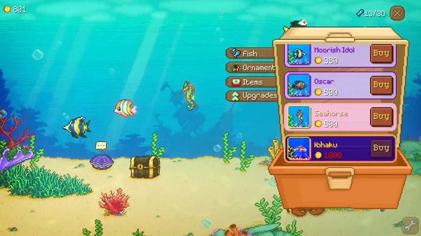 Скриншот 5 к игре Pixel Aquarium
