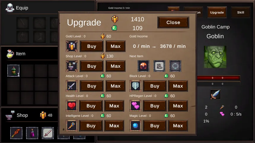 Скриншот 3 к игре Magic Hero Incremental