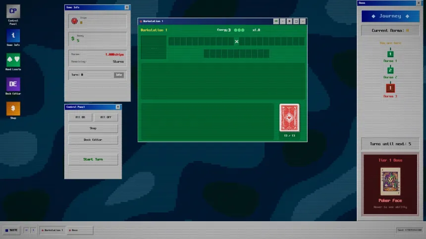 Скриншот 1 к игре SUITE:The Automated Card Engine