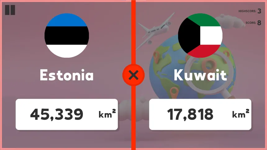 Скриншот 8 к игре Which Country Is Larger?