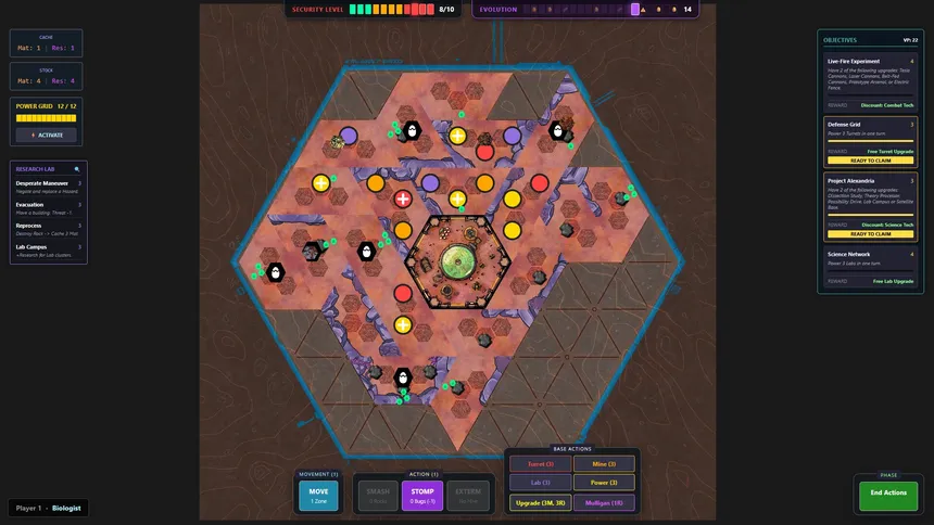 Скриншот 1 к игре HexSwarm: Hostile Worlds