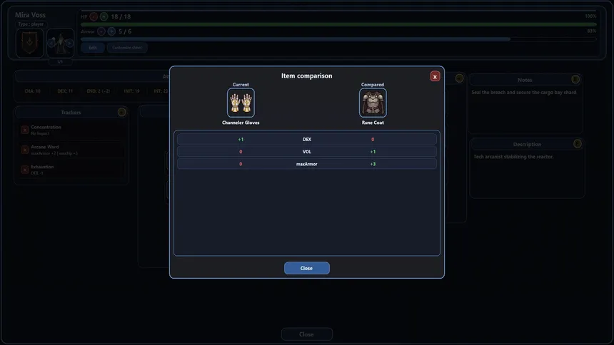 Скриншот 8 к игре RP2D Virtual Tabletop