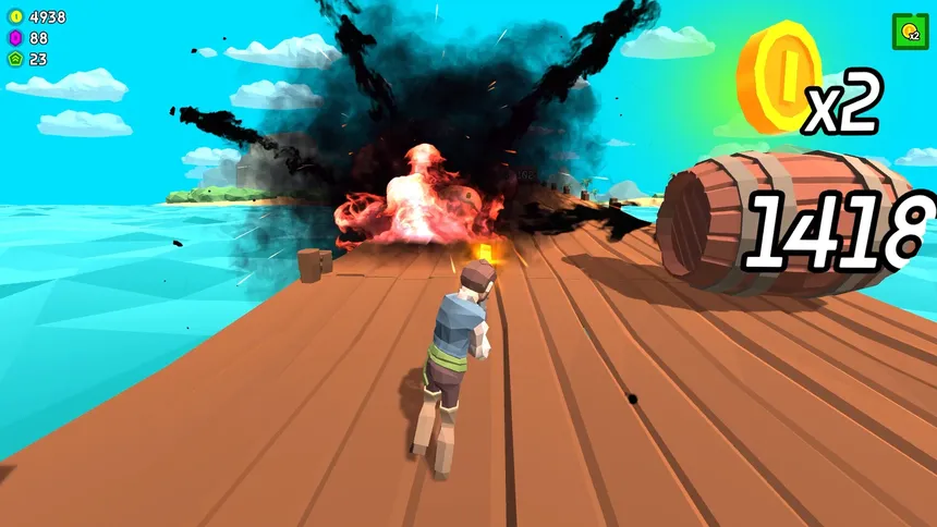 Скриншот 6 к игре Shoot The Barrels