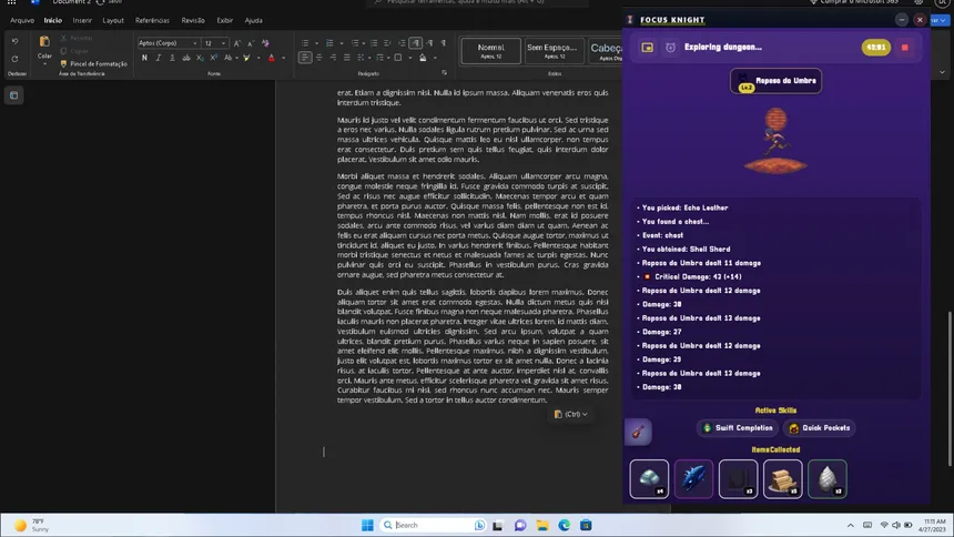 Скриншот 4 к игре Focus Knight: Productivity RPG