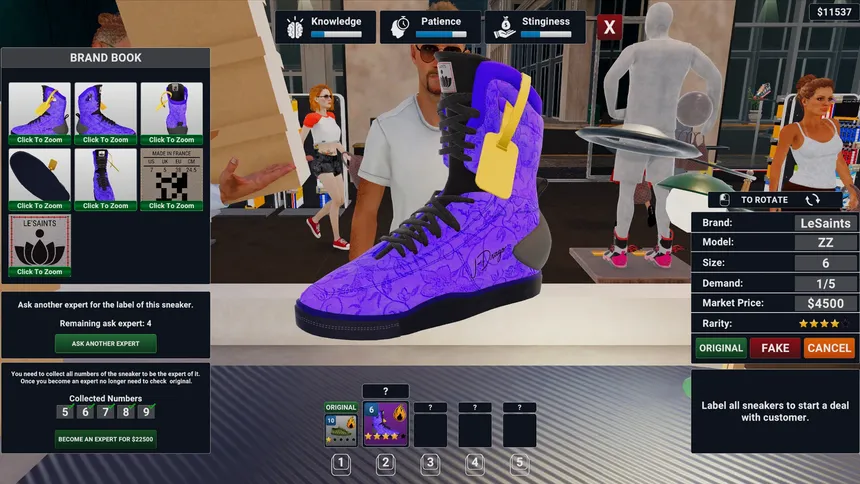 Скриншот 2 к игре Sneaker Store Simulator